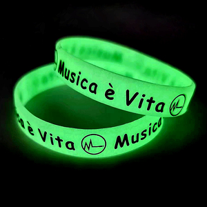 Muñequeras personalizadas con luz Led para música, <span class=keywords><strong>Pulseras</strong></span> de Moda para conciertos, <span class=keywords><strong>pulseras</strong></span> <span class=keywords><strong>Coldplay</strong></span> para pulsera brillante - Product Image 2