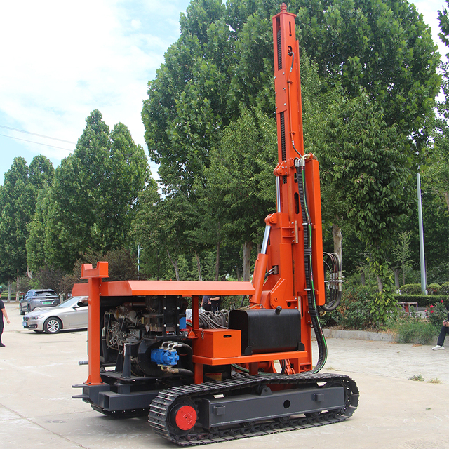 YUGONG High Efficiency Solar Pile Driver Machine Best Price Helical Drilling Rig with Photovoltaic Micropile Engine Hammer Core