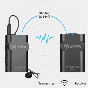 BO TE WM4 PRO-K1 Caméra Extérieure Mobile Enregistreur Audio 2.4G Micro Sans Fil pour Smartphone Appareil Photo REFLEX NUMÉRIQUE - Product Image 2