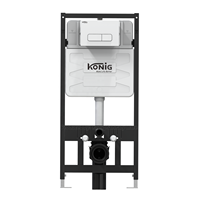 WC One Free Standing-Citerne dissimulée à cadre complet pour toilette murale