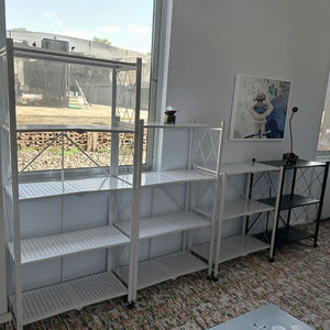 Estante Metálico Plegable de 5 Niveles, Desmontable, Apilable, para Almacenamiento en el Hogar y la Cocina - Product Image 1