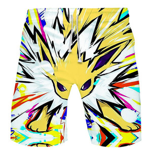 Shorts de Baño para Hombre y <span class=keywords><strong>Mujer</strong></span>, Diseño 3D de Pikachu, Estilo Harajuku, Pantalones Cortos Casuales, Shorts de Natación con Estampado de Pikachu - Product Image 6