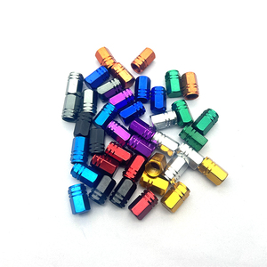 Bouchons de valve universels pour pneus de voiture, couleurs variées, logo personnalisé, 1 pièce, en aluminium - Product Image 3