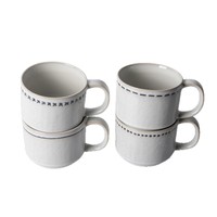 Mug à café en céramique nordique moderne, couleur personnalisée, jetable, compatible lave-vaisselle et micro-ondes, pour les fêtes, la maison et le bureau