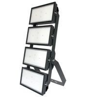 Reflector LED de Aluminio con Garantía de 5 Años para Estadios Deportivos, 200W-500W, IP65, 3000-6500K, Temperatura de Color CRI70, 160000 Lúmenes, RoHS