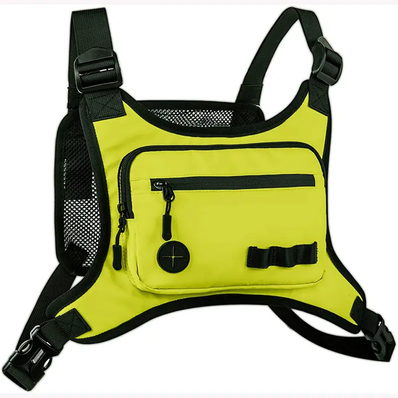 Erkekler için 2023 moda suya dayanıklı hafif günlük koşu telefon tutucu ön göğüs paket çantası