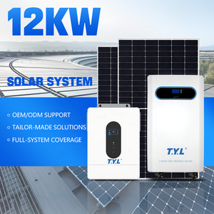 Solution <span class=keywords><strong>solaire</strong></span> tout-en-un avec batterie lithium-ion, ensemble complet pour la maison, testé par des tiers TUV SGS, système d'énergie <span class=keywords><strong>solaire</strong></span> 12KW - Product Image 1
