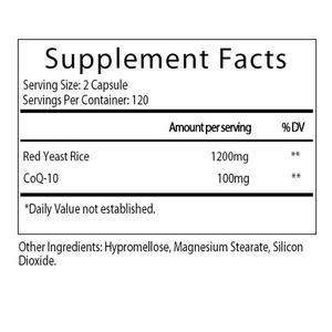 Cápsulas de Arroz Rojo Fermentado y CoQ10 para Adultos, Suplementos Herbales, Venta Caliente OEM/ODM - Product Image 2