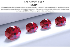 Hình Bầu Dục Tự Nhiên Cắt Trồng <span class=keywords><strong>Ruby</strong></span> Đỏ Lỏng Đá Quý Giá Mỗi <span class=keywords><strong>Carat</strong></span> Phòng Thí Nghiệm Trồng Bằng Phương Pháp Czochralski Đỏ <span class=keywords><strong>Ruby</strong></span> Đá Quý - Product Image 4