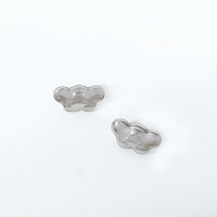 2025 meilleur prix F136 titane nuage boucles d'oreilles 16G Labret Piercing bijoux