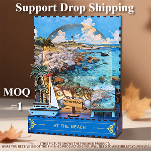 OCHOICE Drop Shipping MOQ=1 Puzzles en bois 3D et jouets éducatifs en bois Kits de construction créatifs pour enfants - Product Image 1
