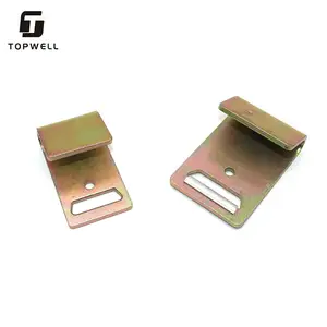 Professionale resistente da 50mm gancio a scatto piatto in zinco placcato in metallo per cinghie a cricchetto raccordi in scatola - Product Image 5