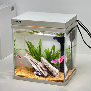 Vente en gros <span class=keywords><strong>Mini</strong></span> <span class=keywords><strong>Aquarium</strong></span> en verre transparent ultra blanc <span class=keywords><strong>Aquarium</strong></span> FishHOME Aquascaping Fish Tank - Product Image 3