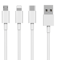 Kabel Pengisian Cepat YooKiE CB1 2.4A 3M TPE USB-A ke Micro-USB dengan Konduktor Tembaga Murni untuk Ponsel & Kamera