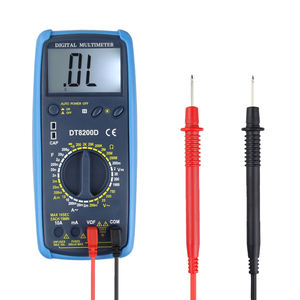 Dt8200d multímetro digital, alta precisão, grande tela lcd, melhor testador digital para mercado russo - Product Image 2