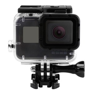 Boîtier étanche 45M pour caméra <span class=keywords><strong>GoPro</strong></span> <span class=keywords><strong>Hero</strong></span> <span class=keywords><strong>5</strong></span>/6/7 Black, support de plongée avec accessoires en plastique - Product Image 1