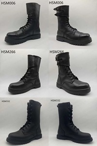 Botas de Combate ZYF para Hombre, Duraderas, para Caminos de Grava, con Aumento de Altura de 14 Pulgadas, Color Negro, para Expediciones HSM037 - Product Image 6