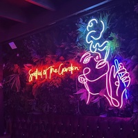 Letreros de Neón Personalizados, Letreros LED Personalizados para Decoración de Paredes, Tienda de Tabaco, Logotipo de Negocio, Feliz Cumpleaños, Letreros de Neón con Nombre en Letras Grandes