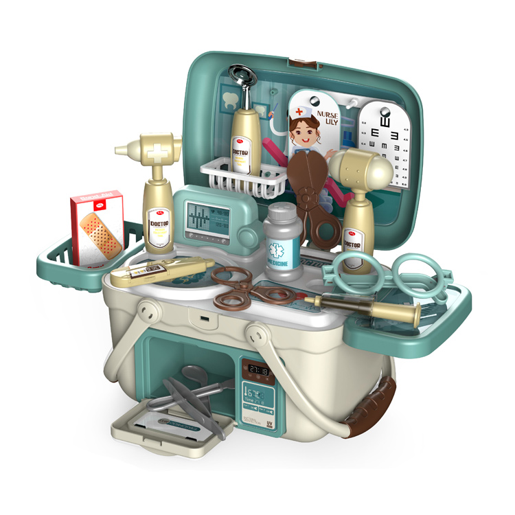 Коробка для переноски, набор медицинских инструментов, 27 шт., набор для врачей, игрушки для детей, игрушки для врачей, 2023, детская игрушка