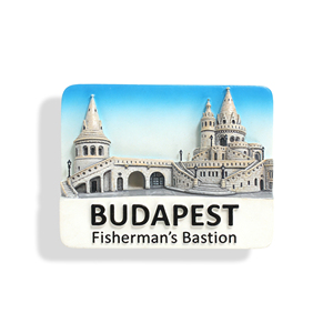 Imán para refrigerador de Bruselas, hecho a mano, de resina con logotipo personalizado, imanes de recuerdo de una sola casa de - Product Image 2