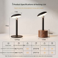Lampe de bureau alimentée par USB, best-seller, autonomie ultra-longue, lampe d'étude, lumière ambiante, chambre à coucher