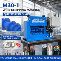 Machine à dénuder les fils électriques légère LANSING M30-1, 30 mm, dénudeur de câbles portable à lame unique pour le recyclage du cuivre