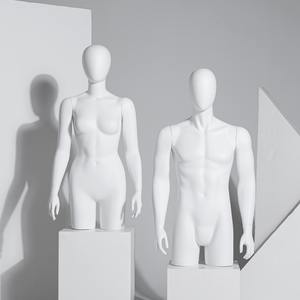 Dernier prix d'usine <span class=keywords><strong>Mannequin</strong></span> du haut du corps en fibre de verre <span class=keywords><strong>Mannequin</strong></span> <span class=keywords><strong>buste</strong></span> détachable pour hommes et femmes avec tête - Product Image 1