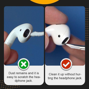 Kit de Limpieza para Auriculares <span class=keywords><strong>Airpods</strong></span> <span class=keywords><strong>Pro</strong></span> 1 2, Cepillo de Limpieza para Auriculares, Herramientas de Limpieza para Estuche de Auriculares <span class=keywords><strong>Samsung</strong></span> MI, Equipo de Limpieza - Product Image 5
