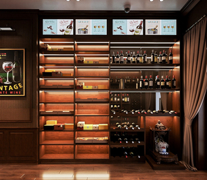 Luxury Smoke Shop & Cigar Shop Interior Design | Custom Display Cabinets and Counters - Product Image 6