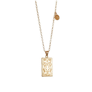 <span class=keywords><strong>2022</strong></span> Venta caliente collar con colgante cuadrado collar de acero inoxidable de alta calidad collar único del zodiaco para mujeres niñas - Product Image 6