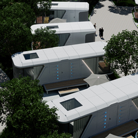 Fullking Villa Capsula Spaziale di Design Cinese di Alta Gamma, Struttura in Alluminio Eco-Sostenibile, Tiny House, Hotel Capsula
