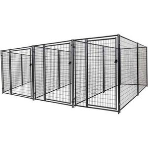 Fabrieksprijs Verkoop Groothandel Huisdier Kennel Custom 30 Inch Hondenkooien Grote Metalen Kennels 42 Inch Stalen Verkoop Roestvrij Hondenkooi