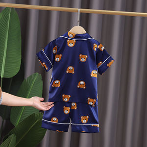 Ropa Infantil al por Mayor, Ropa de Dormir Suave para Niños, Ropa de Dormir de Manga Corta con Diseño de Oso, Ropa para Dormir para Bebés, Pijamas para Niños - Product Image 5