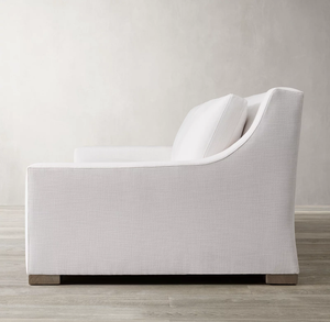 Rhohohill personnalisé luxe blanc lin tissu bois massif canapé ensemble rétro salon Villa canapé canapé salon canapés - Product Image 6