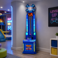 Hercules 2ème Génération King of Hammer : Machine d'Arcade à Monnayeur, Test de Force de Frappe, Jeu de Rédemption de Tickets