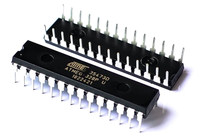 Microcontrôleur AVR ATmega328P-PU IC 8 bits 20 MHz 32 Ko (16K x 16) FLASH 28-PDIP Atmega 328p