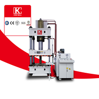 Prensa hidráulica de 4 columnas, metal, acero, embutición profunda, 200 toneladas