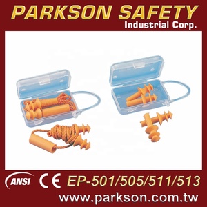 Tapones para los Oídos de Seguridad Reutilizables PARKSON Triple Mushroom PP Naranja de Alta Calidad, Cómodos, Bloqueadores de Ruido, Certificación ANSI/CE, 24.5dB SNR - Product Image 2