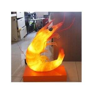 Su misura fatti a mano realistici in vetroresina statua di gamberetti eco-friendly di animali marini Design per le decorazioni del negozio in stile Art <span class=keywords><strong>déco</strong></span> - Product Image 1