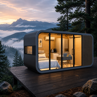 Maison mobile moderne et durable, préfabriquée en acier, villa modulaire, maison d'hôtes, bureau de jardin, prête à vivre