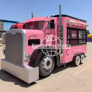 Camion de cuisine mobile entièrement équipé et pas cher, remorques de cuisine mobile pour la restauration, camion à tacos avec pizza, café, barbecue, chariot à café - Product Image 1