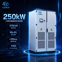 Invertisseur tout-en-un 250 kW LiFePO4 à refroidissement liquide pour stockage solaire AC, idéal pour les usines chimiques industrielles, système hybride hors réseau/sur réseau