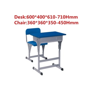 Modern Wholesale SONGYE Height <b>Adjustable</b> Metal School Desk and Chair Set for Classroom Use PP-103B School Chair Classroom <b>Table</b> - Product Image 4
