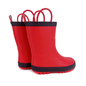 Bottes de <span class=keywords><strong>pluie</strong></span> en caoutchouc naturel de qualité supérieure pour les tout-petits et les enfants avec un design solide - Product Image 4