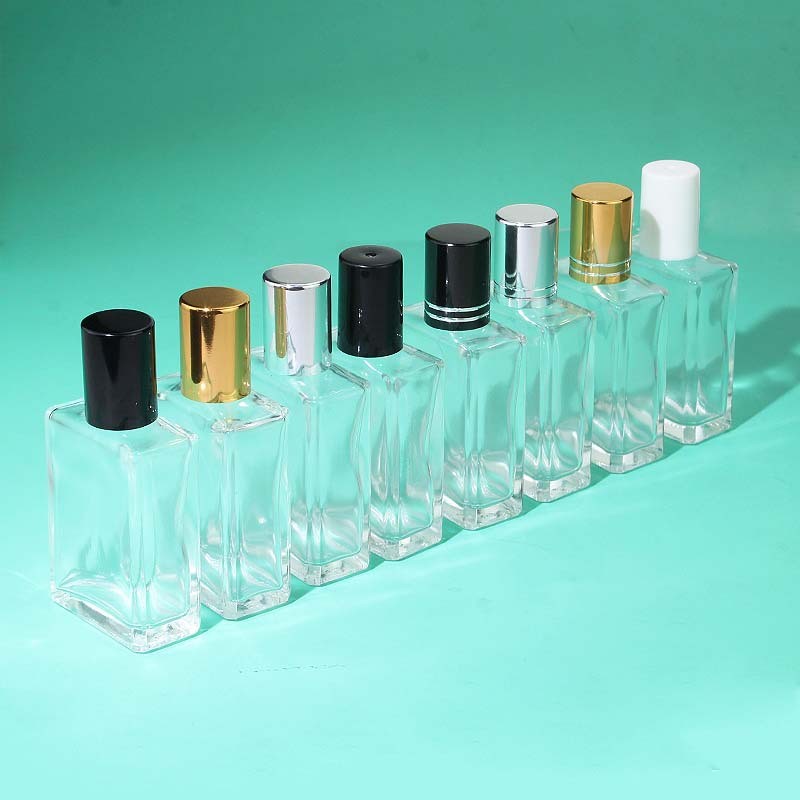 8oz glass black air tight containers