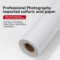 Diffuseur de lumière MIAOTU, papier de diffusion blanc, rouleau de papier sulfate, papier doux brillant, studio photo professionnel, portable, flexible