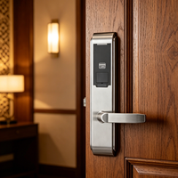 Cerradura Inteligente para Hotel, Alta Seguridad, Tarjeta RFID, Cerradura Electrónica para Puerta de Hotel, Sistema de Cerradura Inteligente para Hotel, Puerta de Madera y Acero Inoxidable