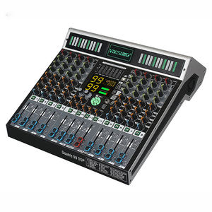 Mélangeur audio professionnel 8 canaux avec double 99 DSP British 3 bandes EQ 192kHz USB 48V Phantom pour l'enregistrement en <span class=keywords><strong>studio</strong></span> du son en direct - Product Image 5