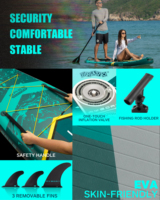 Planche de surf gonflable de haute qualité 430 lb, prix usine OEM ODM, planche à pagaie de pêche, SUP polyvalent avec siège de kayak