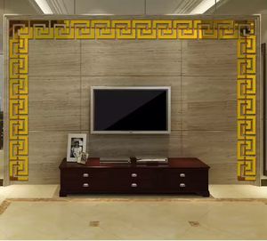 High Quality 3d DIY Waist Line 3D <b>Mirror</b> Sticker Modern <b>Acrylic</b> Wall Decor Room Decoration Wall Stickers Wholesale - Product Image 4